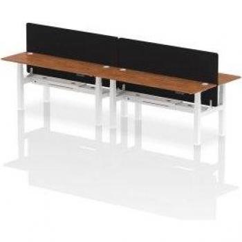 4 Person Height Adjustable Air Bench Desk