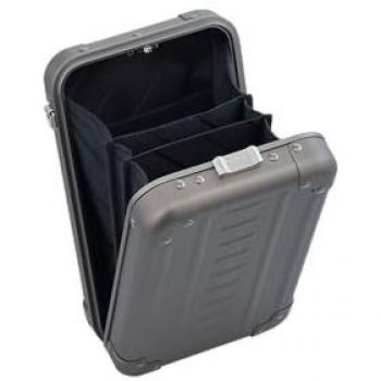 Aleon, Handtasche, Aluminium Vertical Vanity Case 7,5, Braun