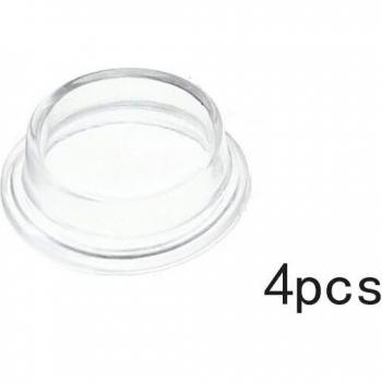 4Pcs 12V LED Dot Rocker Switch Auto Boat ON OFF 3 Pin