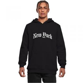 Felpa con cappuccio Mister Tee New York Nera L