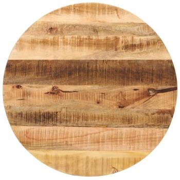 Vidaxl Table Top, Rough Mango Wood, Ø 90 x 3.8 cm