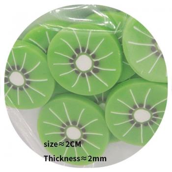 30g DIY Fruit Shape Polymer Clay Slices for Crafting