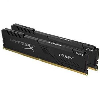 HyperX Fury Black 32GB (2x16GB) DDR4 Memory Kit 32GB (2x16GB) HyperX Fury Black 32GB (2x16GB) DDR4-2666 CL16 Memory Kit HyperX Fury Black 32GB (2x16GB) DDR4-2666 C16 Memory Kit HyperX Fury Black 32GB (2x16GB) DDR4-2666CL16 DIMM Memory Kit HyperX Fury Blac