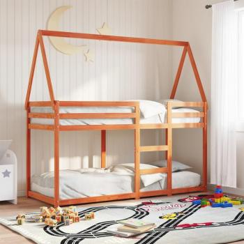 Beliche Infantil com Cobertura 90x190 cm em Pinho Castanho-Mel