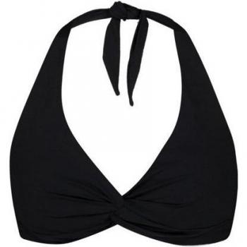Barts Damen Bikini Top mit Kreuzträgern Schwarz