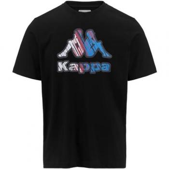 Camiseta Kappa Frillo Graphik manga corta negro intenso multicolor - L