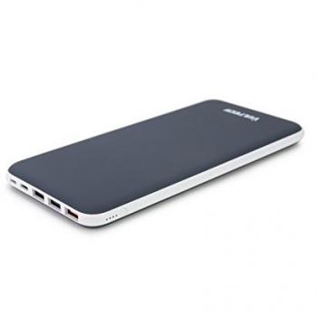 Power Bank 20.000 mAh, Ricarica Rapida 3.0, Nero, 3 Porte USB