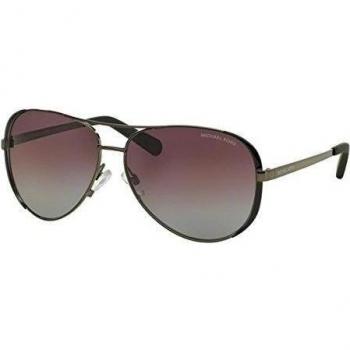 Michael Kors Gafas de Sol Polarizadas, modelo 5004, tamaño 59 mm, color Gris metálico, talla para mujer