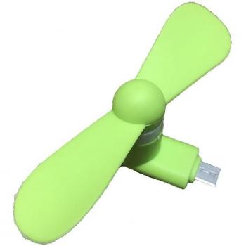 Ventilador USB mini 5V 1W dual para dispositivos iOS y Android con bajo ruido
