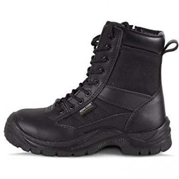 Bota de protección Workteam P3007 en piel serraje negra