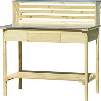 Dobar Pflanztisch mit Schublade, Kiefer