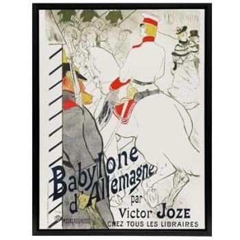 La Trec “German Babylon” Wall Art – 24 × 32, Framed Canvas