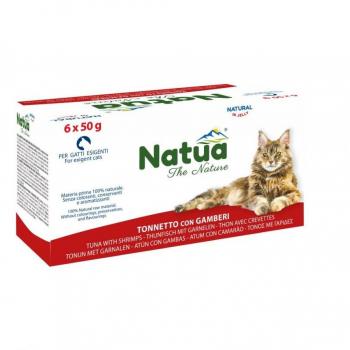 NATUA CAT MULTIPACK 6X50GR TON GAMBERI