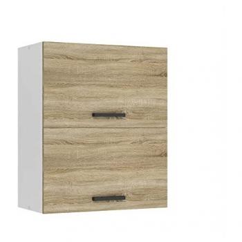 Armoire Murale SGP2-60 de BELINI – 29,6 × 60 × 72 cm, Poignée Métallique, Couleur Chêne Sonoma