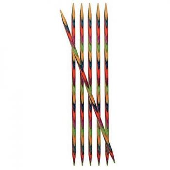 SYMFONIE DP 15X2.5 Double‑Ended Knitting Pins – 5‑Piece Set, 15 cm × 2.50 mm
