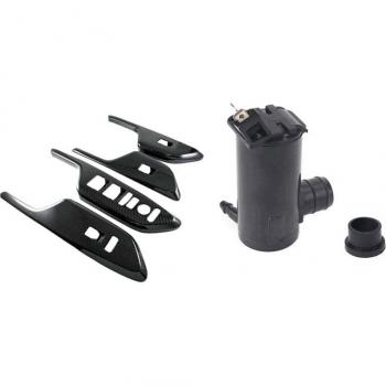 Car Accessories Set: Carbon Fiber Style Door Window Lock Switch and Washer Pump