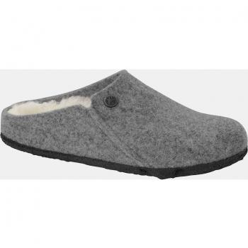 Birkenstock Zermatt Shearling Female Clogs – Light Grey, UK7