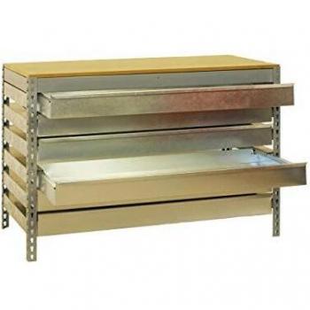 Estantería SIMONWORK BT5 BOX6 1500 GRIS/MADERA