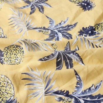 Bunte Ananas Baumwolle 50cm