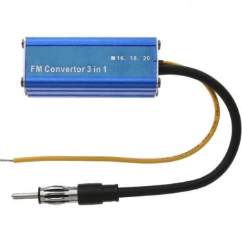 Metall‑Wechsler Auto-Frequenzexpander 3‑in‑1, 12V FM Radio Antenne
