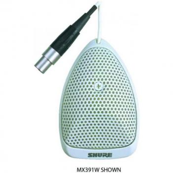 Shure MX391/S Supercardioid Microflex Boundary Microphone