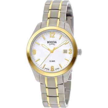 Boccia 3317-03 Elegante Damenuhr aus Titan 31mm