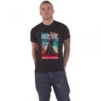 T-shirt unisex David Bowie Moonage 11 Fade in cotone