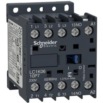 Minicontactor Schneider K tripolar 6A 230V 50/60Hz