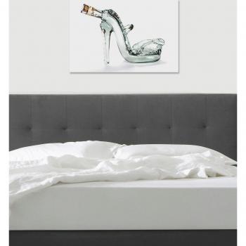 Glasflasche in S – Premium-Leinwandkunst von QUEENCE (120 × 80 cm)