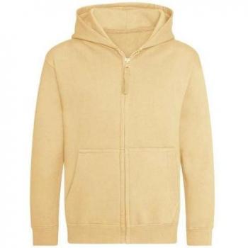 Felpa Zoodie Full Zip Awdis Cool per Bambini 12-13 Anni Bianca