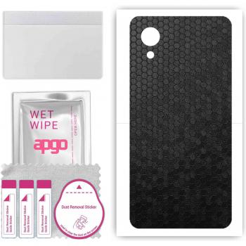 Apgo Samsung A23 5G Wrap Film - Black Honeycomb Design