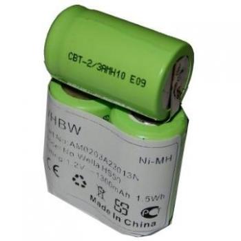 Batteria Ricaricabile NiMH 1300mAh (3.6V) per Rasoio Wellawella Xpert HS50