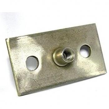 Graphskill Rectangular Base Plate (M6) for 1205 Series Pipe Clips T304 Stainless Steel Pack Size : 25