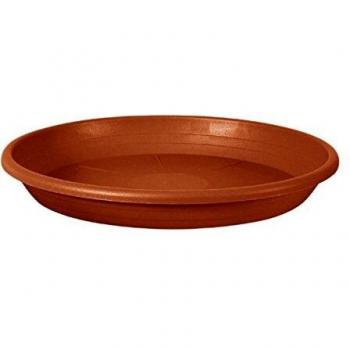 Vasaio Veca Vaso Rotondo in Terracotta di 27 cm di diametro e altezza di 18 cm