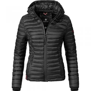 Steppjacke MARIKOO Samtpfote Gr. M (38), schwarz