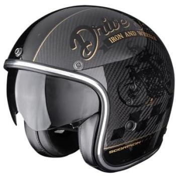 Belfast Scorpion Evo Carbon Jetmotorhelm – 4‑onderdeel pakket