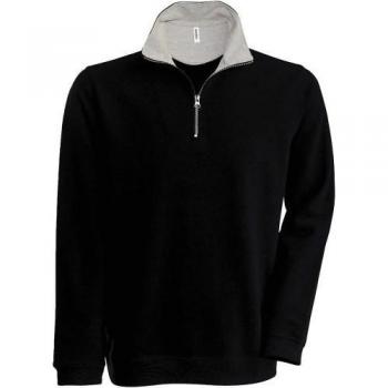 Kariban Men's Trucker Zip Neck Sweatshirt