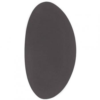 Tappeto corto antracite 80x150 cm morbido e lavabile