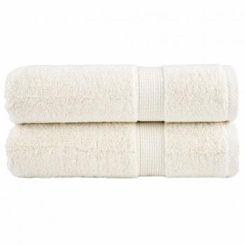 Toallas de mano SOLUND 2 unidades crema 50x100 cm 600 gsm