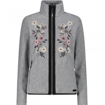 Pólar Bordada Mujer CMP Arctic Softshell Gris Claro