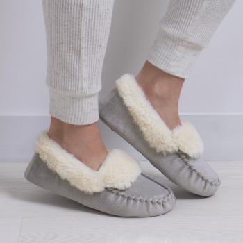 Totes Sparkle Moccasin Slippers