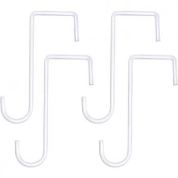4-Pack Heavy Duty Indoor Outdoor S-Shaped Hooks for Garden Decor