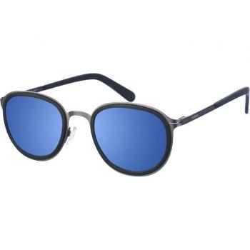 Kypers Jossie Oval Sonnenbrille für Damen - Metall - Blau - Einheitsgröße
