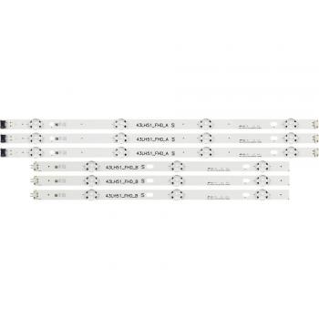 LED Strip de Luz Ambiental para LG 43LF5100 / 43LH5100 / 43LH5700