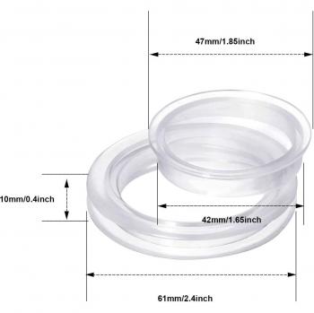 Transparent Silicone Umbrella Hole Seal for Patio Tables
