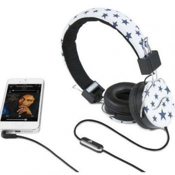Cuffie Hi-Deejay On-Ear con Control Talk Colore Nero e Bianco