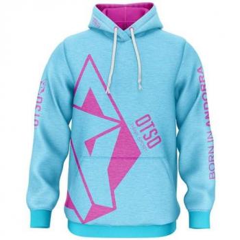 Sudadera con capucha Otso Light azul claro rosa