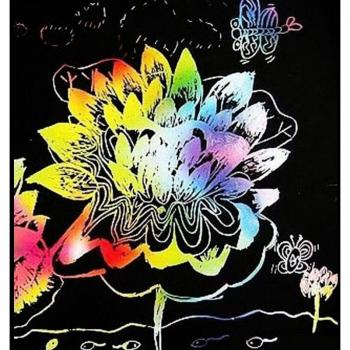 Magic Scraping Art Paper 10 PCS 18x25cm