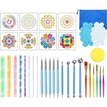 Mandala Dotting Tools Set with 35 Pieces