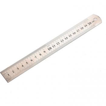 20Cm Metalen Meetlat RVS Metrisch School Kantoor